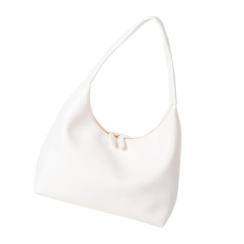 Sac à bandoulière en cuir PU souple de style minimaliste avec de grands compartiments