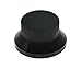Dopro 4pcs Black Metal Bell Knobs Push On ST Strat Guitar Top Hat Knob for 5.8mm Split Shafts…