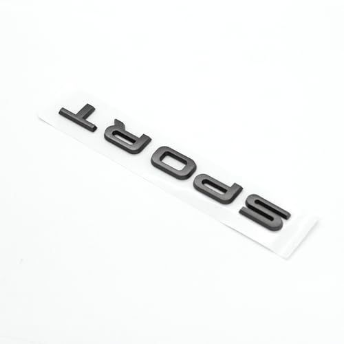 Image of Sonilco Car Sport Logo ABS Letter Emblem Decal Badge Sticker for Rear Trunk - Automotive Decoration Compatible with Range Rover (Gray)