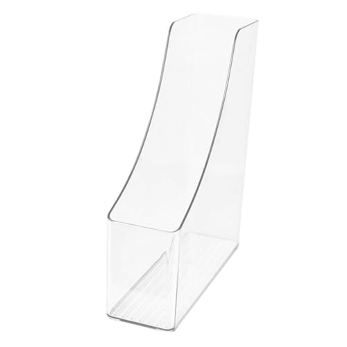 LEDMOMO 透明アクリル製ファイルホルダー 垂直型デスク収納ケース 用書類整理ボックス 学校 オフィス向け省スペースファイルオーガナイザ