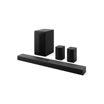 LG Home Theater SoundBar S70TR– Dolby Atmos, 500W RMS, 5.1.1 Canais, DTS X, Caixas Traseiras, AI Sound Pro, WOW Sinergy, Bluetooth 5.1, HDMI