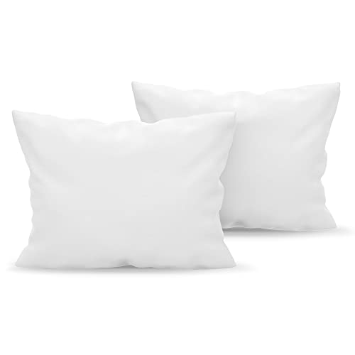 Dreamzie Fundas de Almohada (Juego de 2) - para Las Almohadas 40 x 60 cm, Blanco Alabastro, Microfibra (100% Poliéster) - Fundas de Cojines de Calidad con una Suavidad Incomparable
