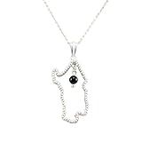 Dimensions du pendentif : 35 x 15 mm - épaisseur : 2 mm