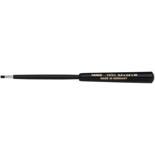 Bahco 7372I-3-80 Electronic-Slotted Screwdriver, Multi-Colour, 165 mm 0.5 x 3.0 x 80 mm