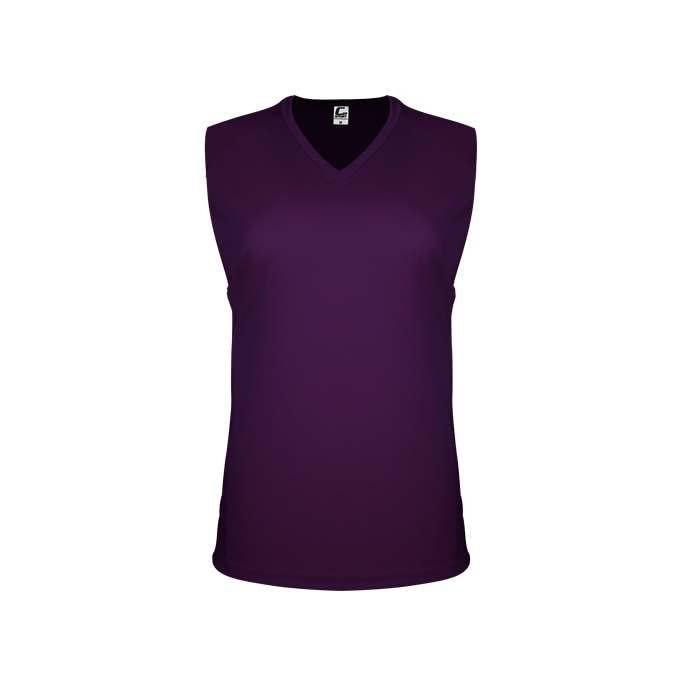 Badger Sports C2 Ladies Sleeveless Tee Purple 2X-Large