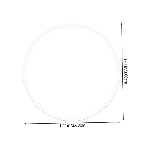 6Pcs Round Flat Glass Watch Lens Durable Replacement for Watch Repair Tools Easy to Install for Watchmakers and DIY Enthusiasts2