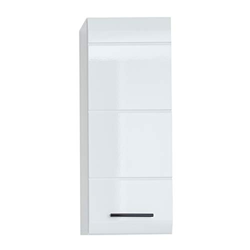 Trendteam Bathroom Wall Mounted Cupboard Skin White High Gloss, Silber Trendteam Bathroom Wall Mounted Cupboard Skin White High Gloss, Silber