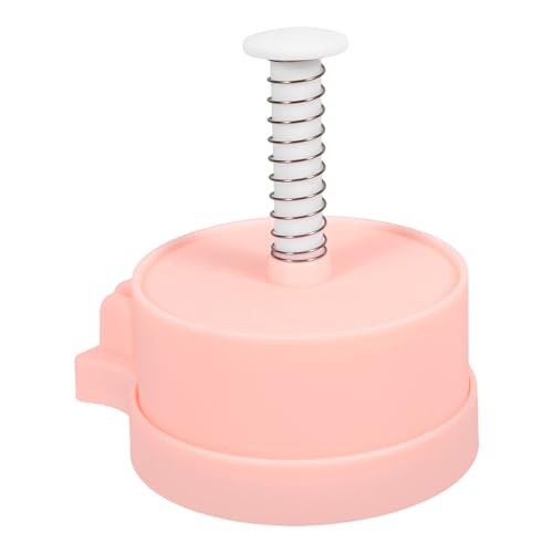 Cabilock De Hamburguesas Molde para Hamburguesas Moldeador Antiadherente para Carne Más Allá De Pavo Vegetariano Carne De Vacuno Vegana Asar Y Cocinar Rosa