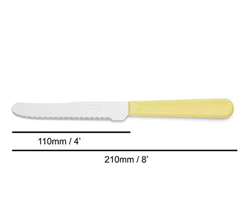 Miniatura 3 de Arcos Cuchillos De Mesa - Cuchillo De Mesa - Hoja De Acero Inoxidable Nitrum 110 Mm - Mango De Polipropileno - Color Crema