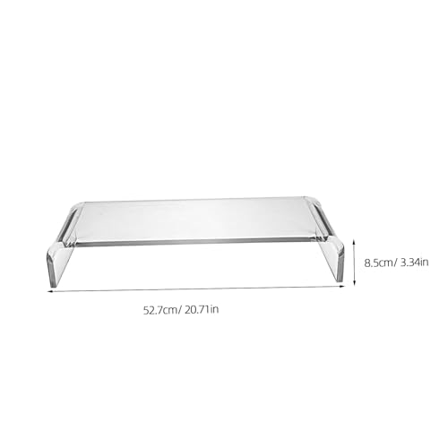 Rehausseur d'écran d'ordinateur en acrylique premium SECFOU haute résistance - 3