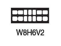 TPC Open Window Mounts Model W8H6V2 W8H6V2