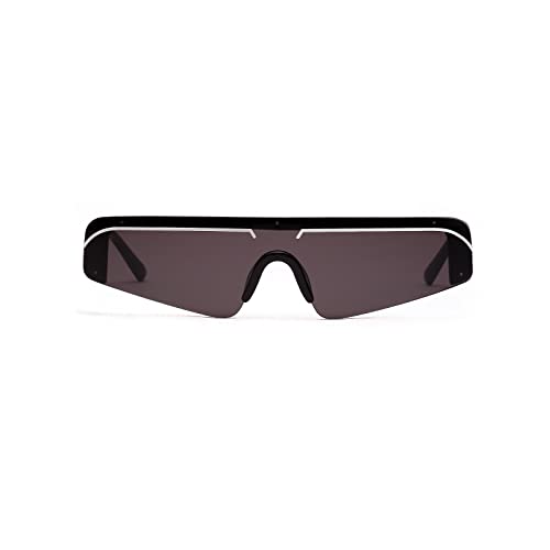 QXAGYUMB Cat's Eye Sunglasses Women's Vintage Men's Glasses Small Half Frame Female Fashion Designer Sunglasses UV400 Glasses(C2)