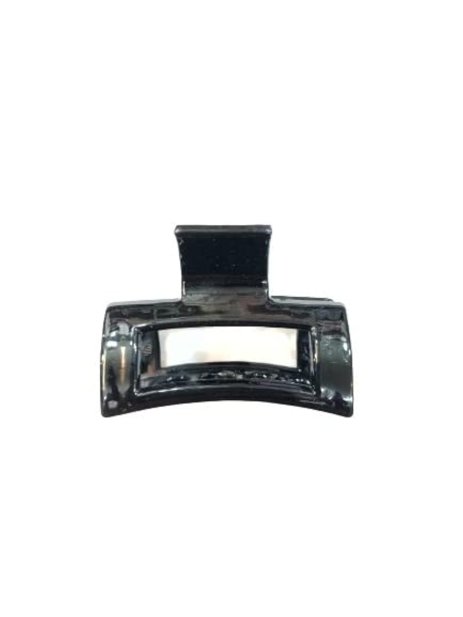Black Plastic Hair Clutch 6Pc Set, Hair Accessories