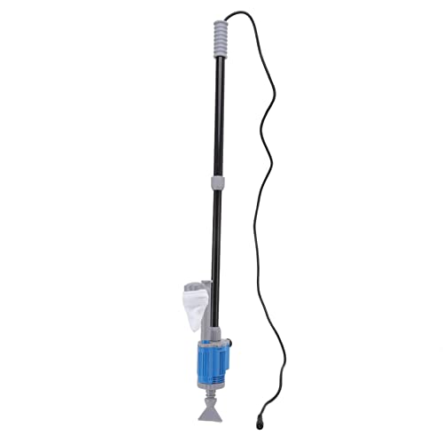 AYNEFY Electric Aquarium Gravel Cleaner, High Power Water Changer with Debris Cleaning, Water Filter for Fish, Automatic Sand Washer for DIY, Space Saving Electric Changer Kit