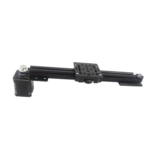 Actionneur linéaire coulissant noir 450mm avec moteur pas à pas et rainure 2020 V