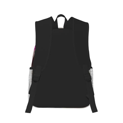Sac à dos ordinateur EdWal noir imprimé orchidée original homme