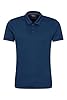 Mountain Warehouse Endurance IsoCool Mens Polo - UV Protection Top, Sweat Wicking T-Shirt, Breathable Tee Shirt - for Spring Summer, Running, Hiking & Outdoors Dark Blue 4XL #2