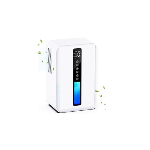 Deumidificatore Casa con 2500ml, Deumidificatore Casa Muffa con Modalità Sospensione e Timer...