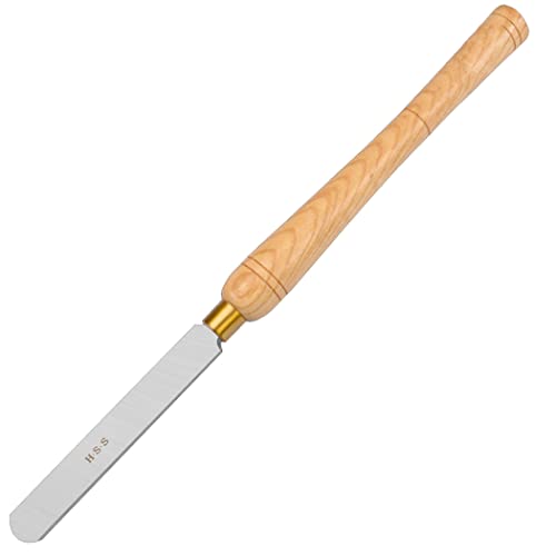 Sgorbie Per Tornio Legno, Utensili Tornio Per Legno Fai Da Te, Sgorbie Tornio Legno, HSS Utensile Per Tornitura in Legno, Scalpello Per Tornio Scalpelli Intaglio Legno 1 Pezzi,Round Nose 25mm