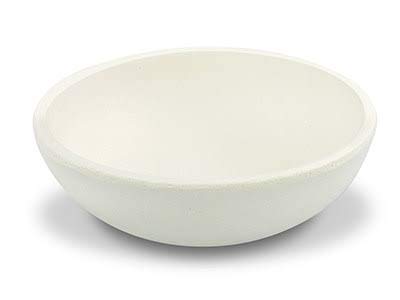 MJT AP Brand 4no White Gold and Silver Melting crucibles with maximum temperature range upto 1400°C for 75-100 grams metal melting Pack of 10Pcs