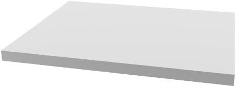 5101644 Flat Trim Moulding, White, 8039; L (Pack of 6)