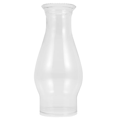Lurrose Öllampenschirm Ersatzglas Für Petroleumlampe Kleiner Lampenschirm Vintage Stil Zylinderform Sicheres Glas Für Retro Öllampen Innenbeleuchtung