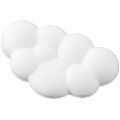 Mabor Cloud Wrist Rests Cute Mouse Wrist Rest Soft PU Leather Mouse Wrist Support Pad Cover