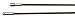 Fiberglass Extension Handle, 3 Ft