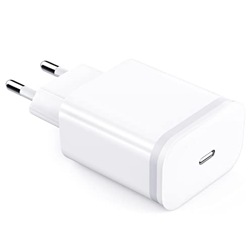LUOATIP 20W Caricatore Rapido USB C Compatibile per iPhone 14/14 Plus/14 Pro/14 Pro Max/13/12/11, PD 3.0 Caricabatterie Veloce Alimentatore Presa da Muro Ricarica Spina per Pad PRO, AirPods PRO
