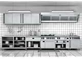 OFILA Modern Kitchen Backdrop 7x5ft Cooking Tools Cupboard Interior Wallpaper Housewives Cooking Party Background Cooking Shows Studio Background Video Props