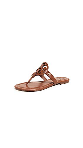 Tory Burch Women's Miller Flip Flops, Vintage Vachetta, Brown, 8 Medium US