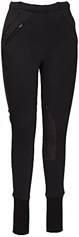 Pantalon polaire jean skinny chaud pour femme avec trois boutons • Mon