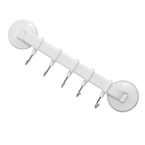 Lurrose Gancho Adhesivo sin Taladro para Baño y Cocina Multipropósito Acero Inoxidable Resistente la Oxidación Diseño Móvil y Fácil Instalación Rack de Pared para Colgar Toallas y
