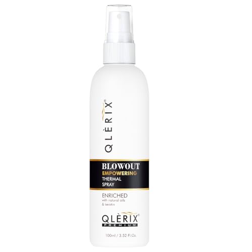 Image of Premium Blowout Hair Styling and Straightening Heat Protection Hair Spray with Keratin and Argon oil for Men and Women No Sulfate No Parabean (100ml) (1)