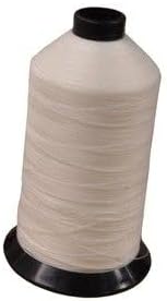 Hilo de coser de poliéster para reparación inflable, blanco