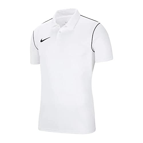 Nike Homme Dri-fit Park20 Polo T shirt, Blanc / Noir Noir, S EU