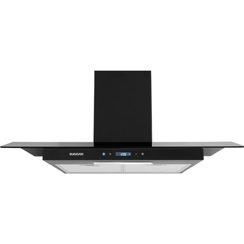 SUGGAR DEPURADOR DE AR VIDRIO TOUCH PRETO 90CM 220V DV92THPT
