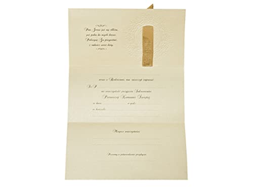 Rico Shop uitnodigingen voor de communie, 10-delig, Zaproszenia Komunijne, na Pierwsza Komunie Swieta Polskie 10 sztuk - Image 4