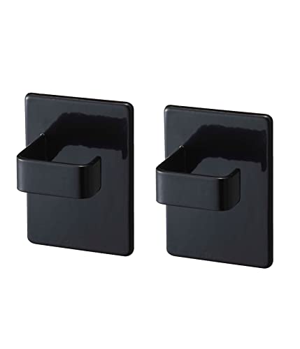 Yamazaki Industries 5073 Magnetic Spray Hooks, Tower, Set of 2, Black, Approx. W 2.0 x D 1.4 x H 2.8 inches (5 x 3.5 x 7 cm), for Tower Spray
