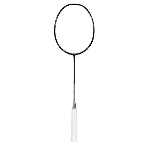 Image of Li-Ning AXForce Big Bang Unstrung Badminton Racquet | 4UG6 | Black & Neon Iridescent Pink | Power & Precision for Advanced Players