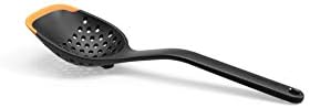 Fiskars Functional Form Łyżka Cedzakowa, Czarny/Pomarańczowy, 30 cm