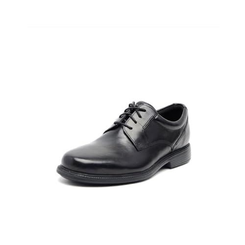 Rockport Men's Charles Road Plain Toe Oxford, Dark Brown, 9 Wide