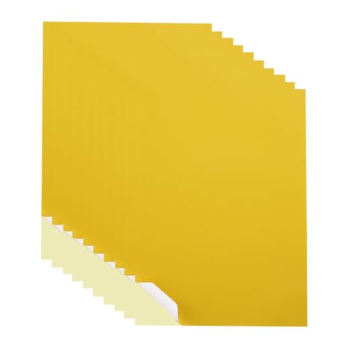Papier autocollant or anti-bavure pour imprimante de bureau et école