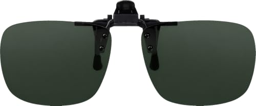 Image of Success Eyewear Clip On Sunglasses Flip Up Polarized Sunglasses Clip onto Eyeglasses Over Prescription Glasses Case Included