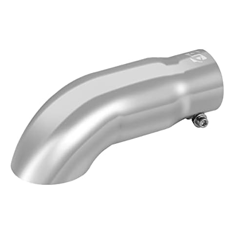 Exhaust tip -2.5'' Inlet Bolt on Turn Down Design - Stainless Steel Car Muffler Tips 2.5" ID x 3"OD x 9"L Cover