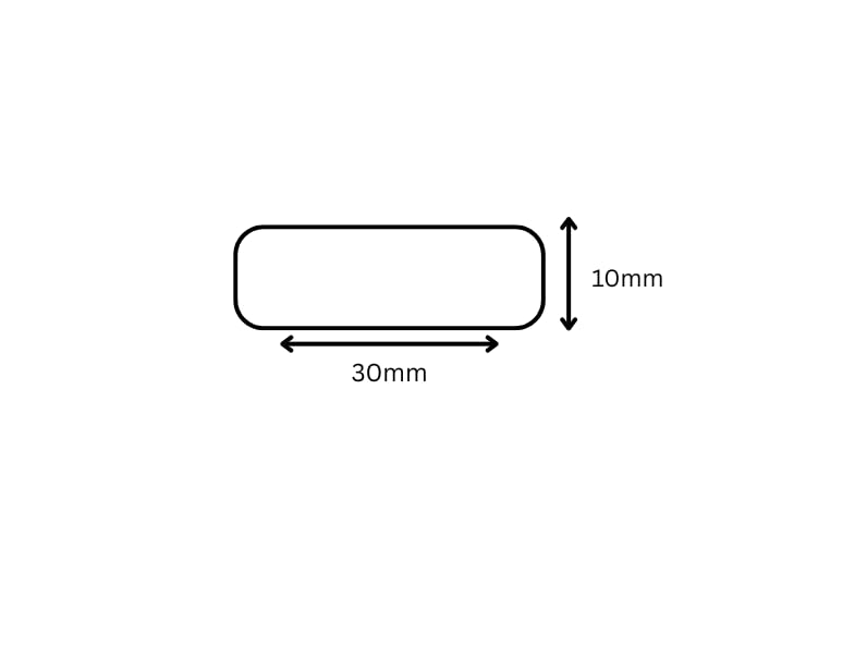 Image of Sehgal Store Premium Writable White Labels - 30 x 10 mm | Multipurpose Adhesive Stickers | Pack for Organizing, Shipping, Inventory & More (Pack of 1000 Stickers W-3)