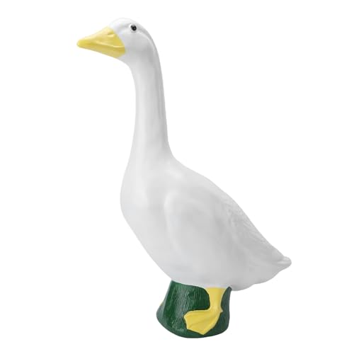 Goshyda Statue Dell'oca Portico, 23 in Alte Prato da Esterno in Resina e Statua da Giardino, Arredamento per Sculture per Interni per Esterni per Patio da Cortile