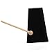 Yardwe Professional Drum Set Supplies Black Cowbell Rustic Design for Occasions