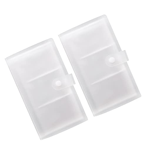 INOOMP 2 120 Plastic Business Card Holder Photo Album Tickets Storage