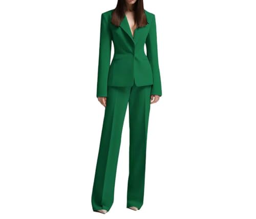 Women's Wedding Dress Set 2 Piece Formal Party Work Wear Slim Fit Pants Business Blazer Set2